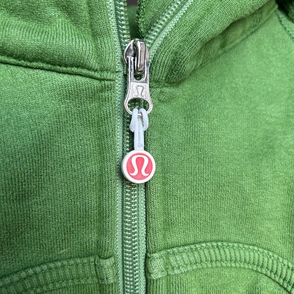 Cropped Kelly Green Lululemon hoodie - Picture 2 of 3
